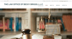 Desktop Screenshot of beckybriggs.com